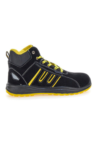 Scarpe antinfortunistiche nere inserti gialli S1P Blue energy BS 90 S1P SR
