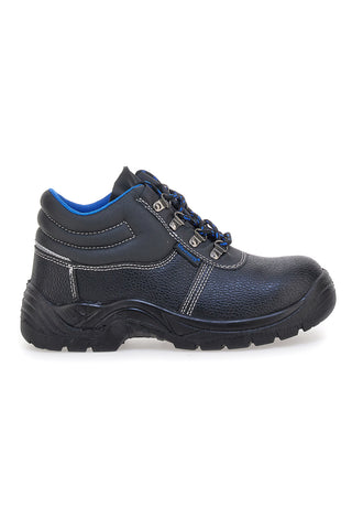 Schwarze S3-Sicherheitsschuhe mit verstärktem Obermaterial, Modell Blue Energy BS 10 S3 SR