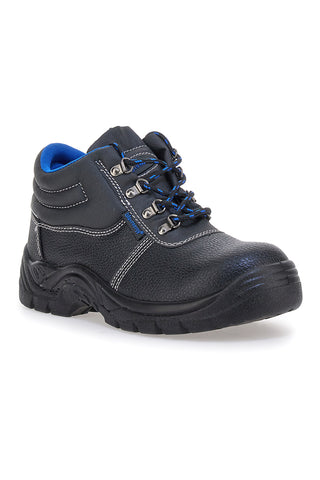 Schwarze S3-Sicherheitsschuhe mit verstärktem Obermaterial, Modell Blue Energy BS 10 S3 SR