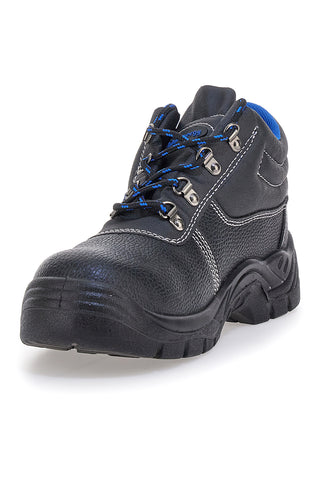 Schwarze S3-Sicherheitsschuhe mit verstärktem Obermaterial, Modell Blue Energy BS 10 S3 SR