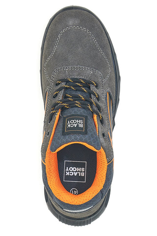 Scarpe antinfortunistiche basse grigie S1P antiscivolo Black shoot YL-5068-2 S1P