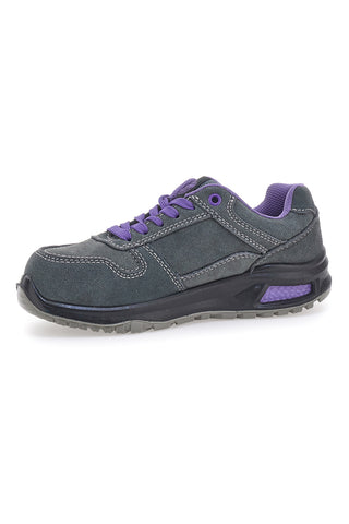 Sevenoaks PK23163 S1 P FO SR Sicherheitsschuhe aus grau-violettem Leder
