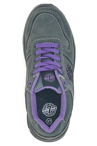 Scarpe antinfortunistiche grigio viola in pelle Sevenoaks PK23163 S1 P FO SR