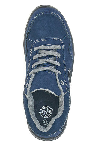 Scarpe antinfortunistiche blu in pelle Sevenoaks PK23424 S1 P FO SR
