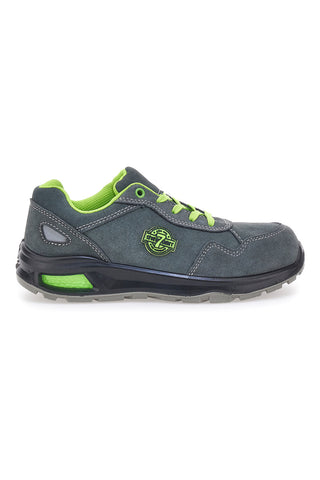 Sevenoaks PK23429 S1 P FO SR Sicherheitsschuhe aus graugrünem Leder