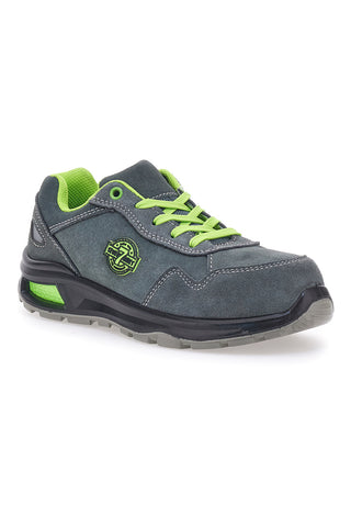 Scarpe antinfortunistiche grigio verde in pelle Sevenoaks PK23429 S1 P FO SR
