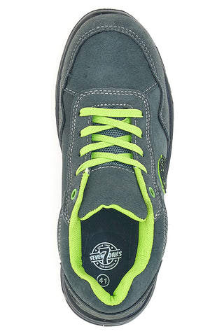 Sevenoaks PK23429 S1 P FO SR Sicherheitsschuhe aus graugrünem Leder