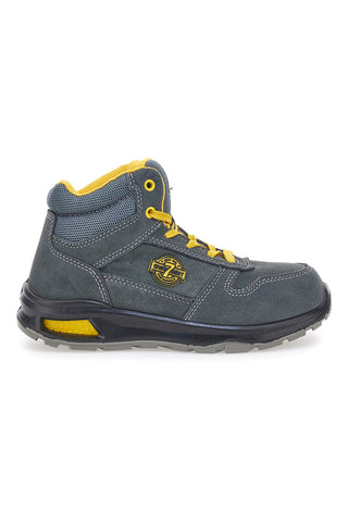 Blau-gelbe Leder-Sicherheitsschuhe S1 P FO SR Sevenoaks PK23739
