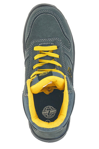 Blau-gelbe Leder-Sicherheitsschuhe S1 P FO SR Sevenoaks PK23739