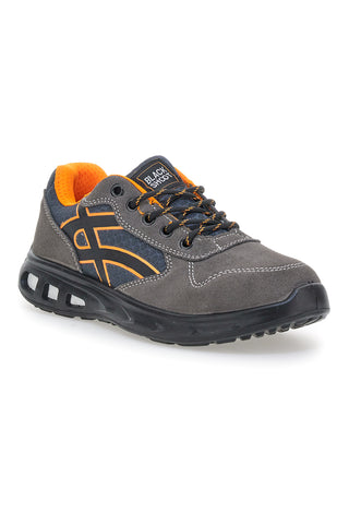 Schwarze und graue Sicherheitsschuhe YL5068-1 S1P