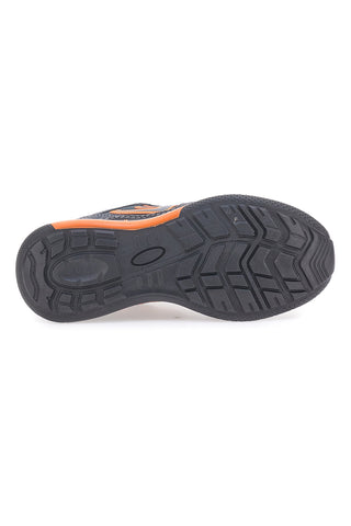 Blue Star BS180 S1PS SR Sicherheitsschuhe aus orange-grauem Leder