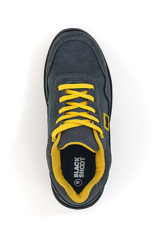 Graue Sicherheitsschuhe Black Shoot PK24589 S1PL
