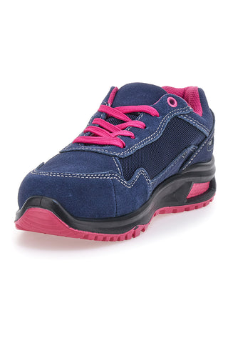 Sicherheitsschuhe in Blau und Fuchsia Black Shoot PK24583 S1PL