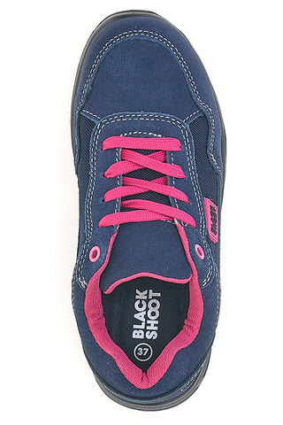 Sicherheitsschuhe in Blau und Fuchsia Black Shoot PK24583 S1PL
