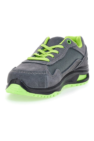 Grau-grüne Sicherheitsschuhe Black Shoot PK24581 S1PL