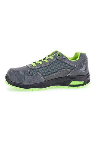 Grau-grüne Sicherheitsschuhe Black Shoot PK24581 S1PL