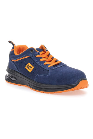 Blaue und orangefarbene Sicherheitsschuhe Black Shoot PK24864 S1PL