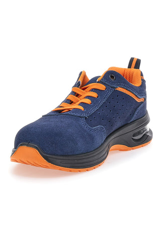 Blaue und orangefarbene Sicherheitsschuhe Black Shoot PK24864 S1PL