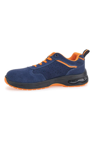 Blaue und orangefarbene Sicherheitsschuhe Black Shoot PK24864 S1PL