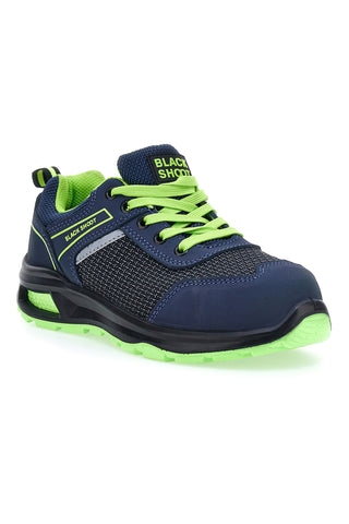 Blaue Sicherheitsschuhe Black Shoot PK23044 S1PL
