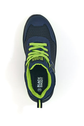 Blaue Sicherheitsschuhe Black Shoot PK23044 S1PL