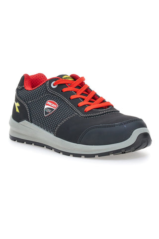Scarpe antinfortunistiche nere S3S FO SR SC MET FREE traspiranti Diadora Speedy Race Low