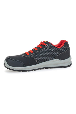 Scarpe antinfortunistiche nere S3S FO SR SC MET FREE traspiranti Diadora Speedy Race Low