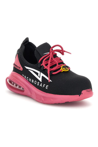 Trainer Sicherheitsschuh Schwarz und Fuchsia Technosafe TSS2045S1PS1