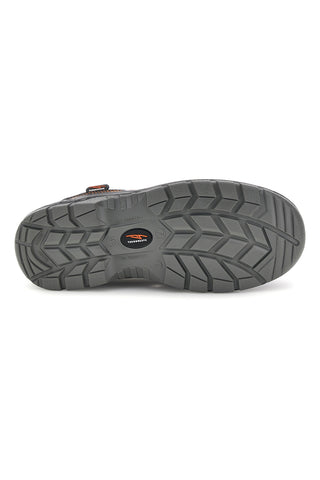 Scarpa Antinfortunistica Nera con Dettagli Arancio Technosafe TSS2001 S1P