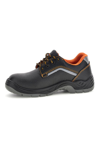 Scarpa Antinfortunistica Bassa Nera con Dettagli Arancio Technosafe TSS2002S1P