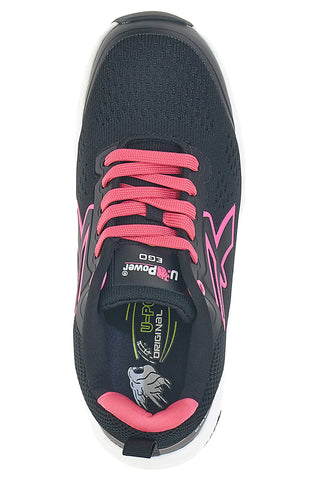 Schwarze Sicherheitsschuhe aus technischem Gewebe U. power Maya