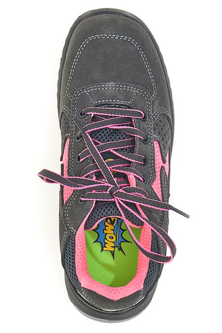 Graue Wildleder Sicherheitsschuhe U. power Tokyo s