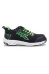 Scarpe antinfortunistiche da uomo nere verdi basse U. Power Aton S1PS HI HRO FO SR ESD