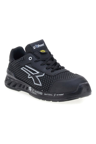 Scarpe antinfortunistiche da uomo nere basse in Putek U. Power Logan S3S CI FO SR ESD