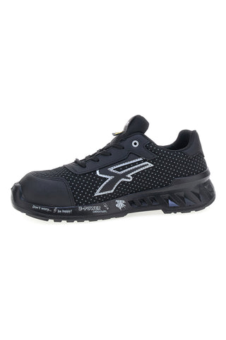Scarpe antinfortunistiche da uomo nere basse in Putek U. Power Logan S3S CI FO SR ESD