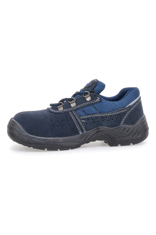 Blauer Stern Bs 60 S1P SR blau Leder Sicherheitsschuhe