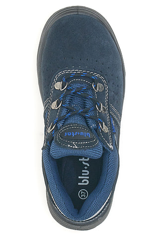 Blauer Stern Bs 60 S1P SR blau Leder Sicherheitsschuhe