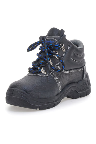 Schwarze Leder Sicherheitsschuhe Blue star Bs 10