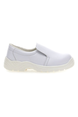 Weiße Sicherheitsschuhe Schwarzer Spross 3081