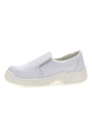 Weiße Sicherheitsschuhe Schwarzer Spross 3081