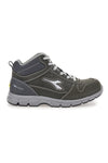 Diadora Run Mid grau Leder Sicherheitsschuhe