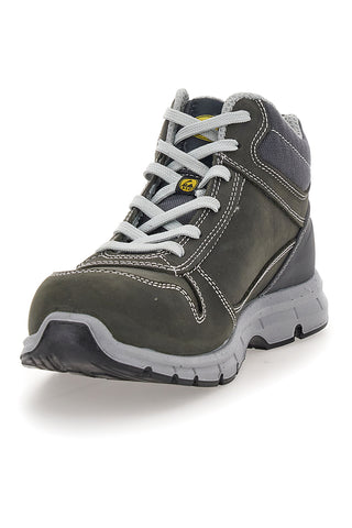 Diadora Run Mid grau Leder Sicherheitsschuhe
