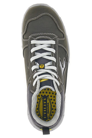 Diadora Run Mid grau Leder Sicherheitsschuhe