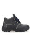 Schwarz Leder Sicherheitsschuhe Blue star 10 S3 SR