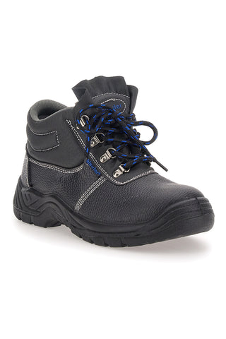 Schwarz Leder Sicherheitsschuhe Blue star 10 S3 SR
