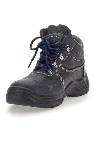 Schwarz Leder Sicherheitsschuhe Blue star 10 S3 SR