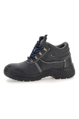 Schwarz Leder Sicherheitsschuhe Blue star 10 S3 SR