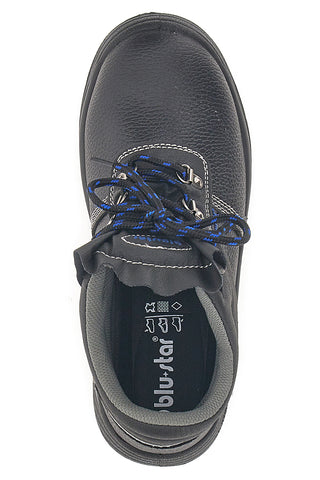 Schwarz Leder Sicherheitsschuhe Blue star 10 S3 SR