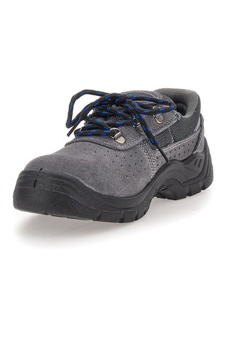 Blauer Stern 60 grau Leder Sicherheitsschuhe
