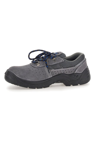 Blauer Stern 60 grau Leder Sicherheitsschuhe